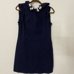 Dark blue dress